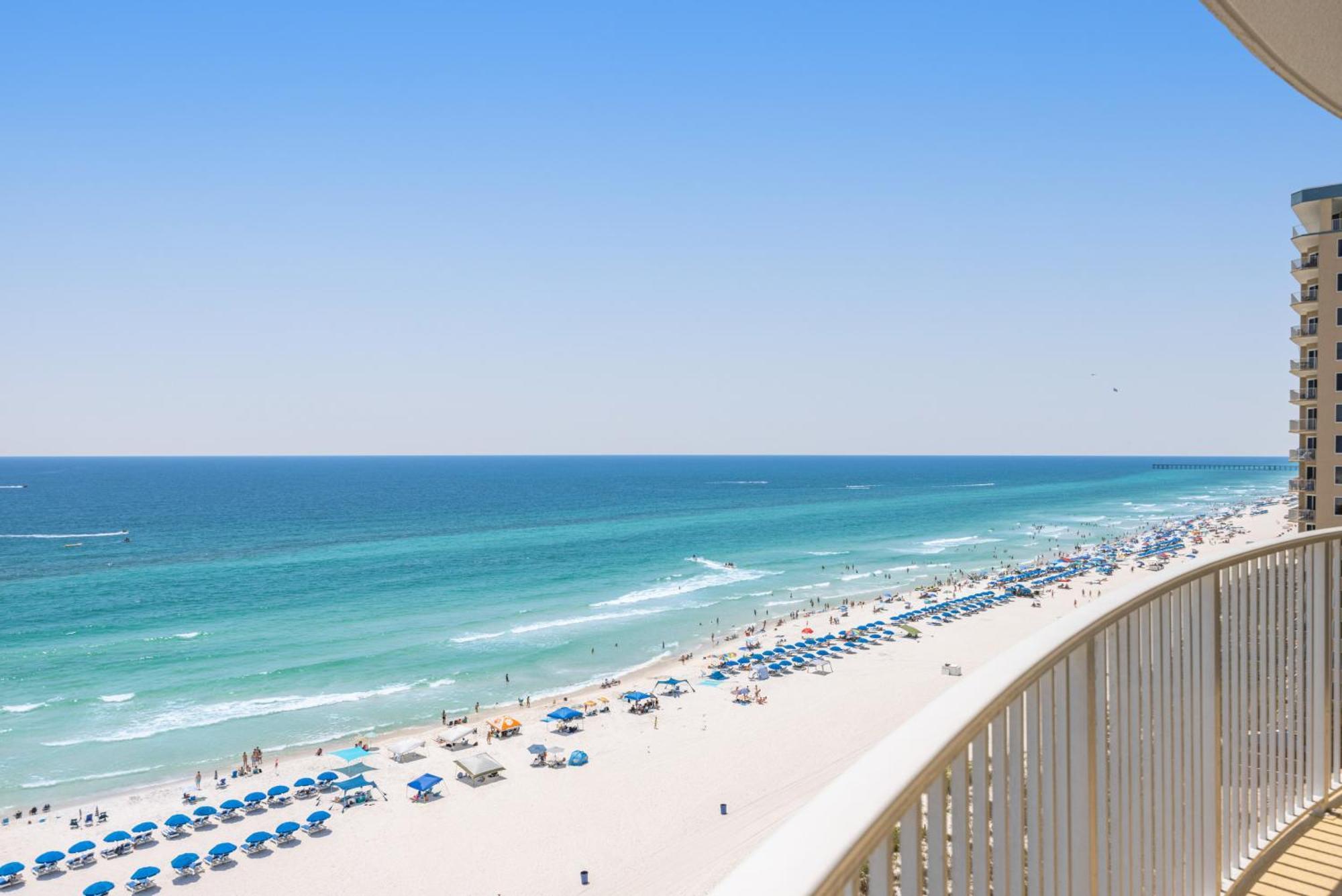 Parking Included-Beachfront 2Bd Ocean Villa! Gorgeous Amenities, Private Complex パナマシティービーチ エクステリア 写真