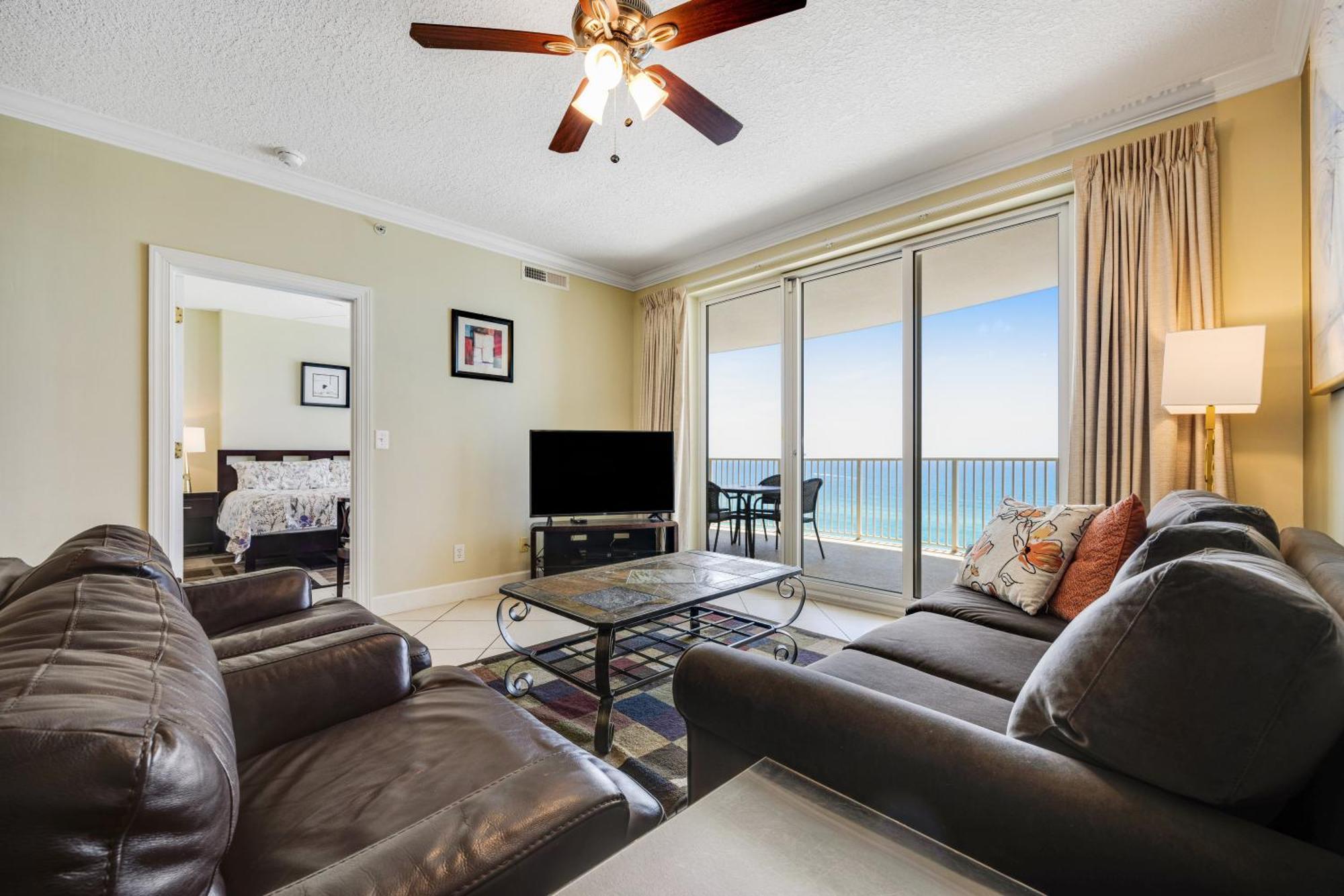 Parking Included-Beachfront 2Bd Ocean Villa! Gorgeous Amenities, Private Complex パナマシティービーチ エクステリア 写真